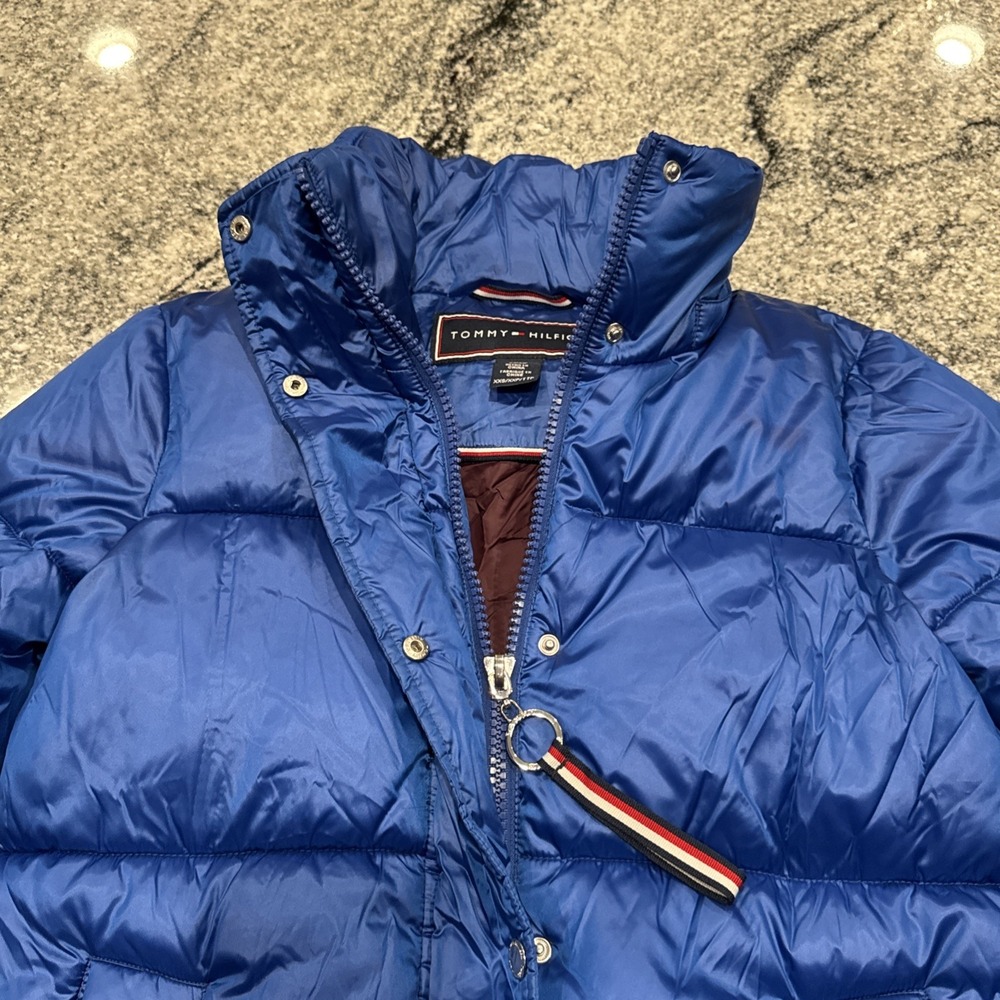Tommy Hilfiger Down Women's Size‎ XXS Blue Puffer Jacket Great Shape - Picture 9 of 16